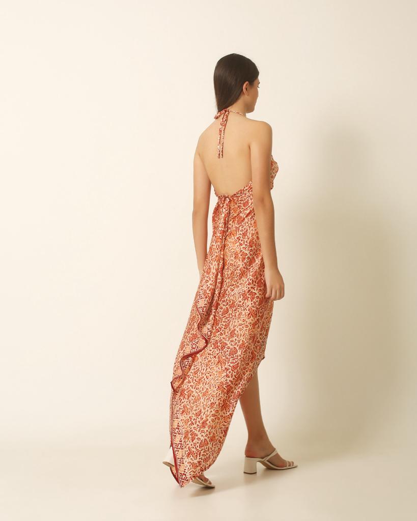 Serenity Heritage Silk Dress