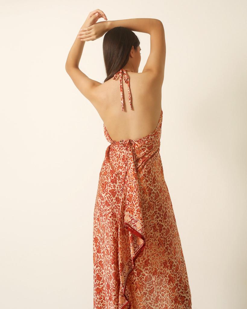 Serenity Heritage Silk Dress