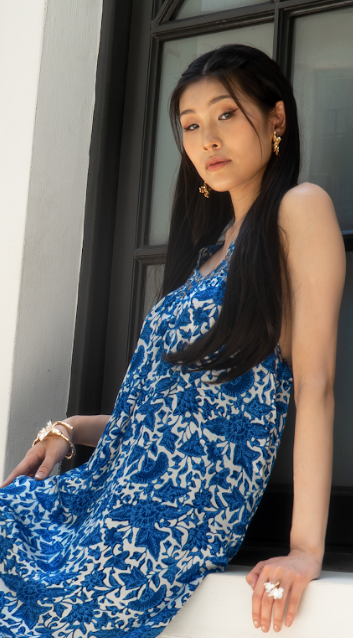 Claire Heritage Silk Dress