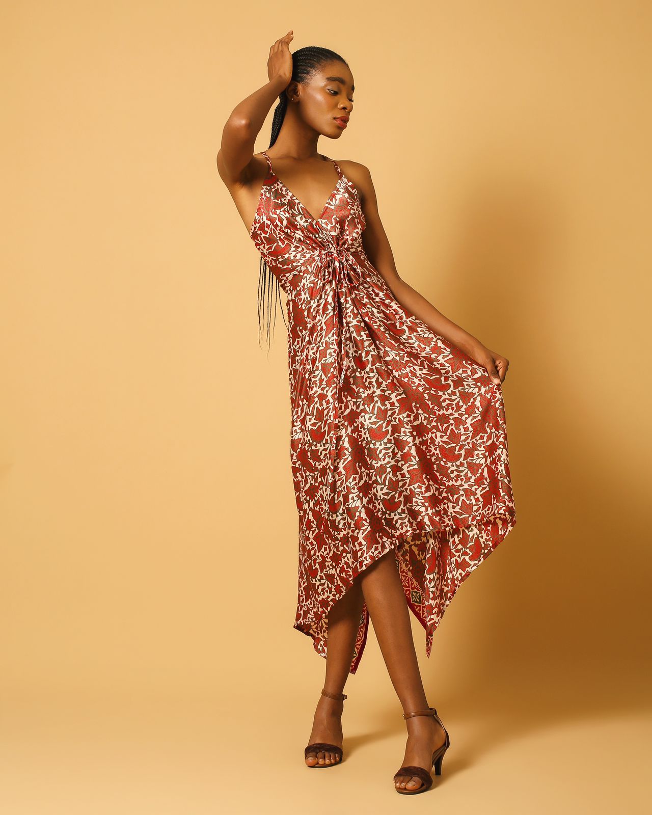 Serenity Heritage Silk Dress