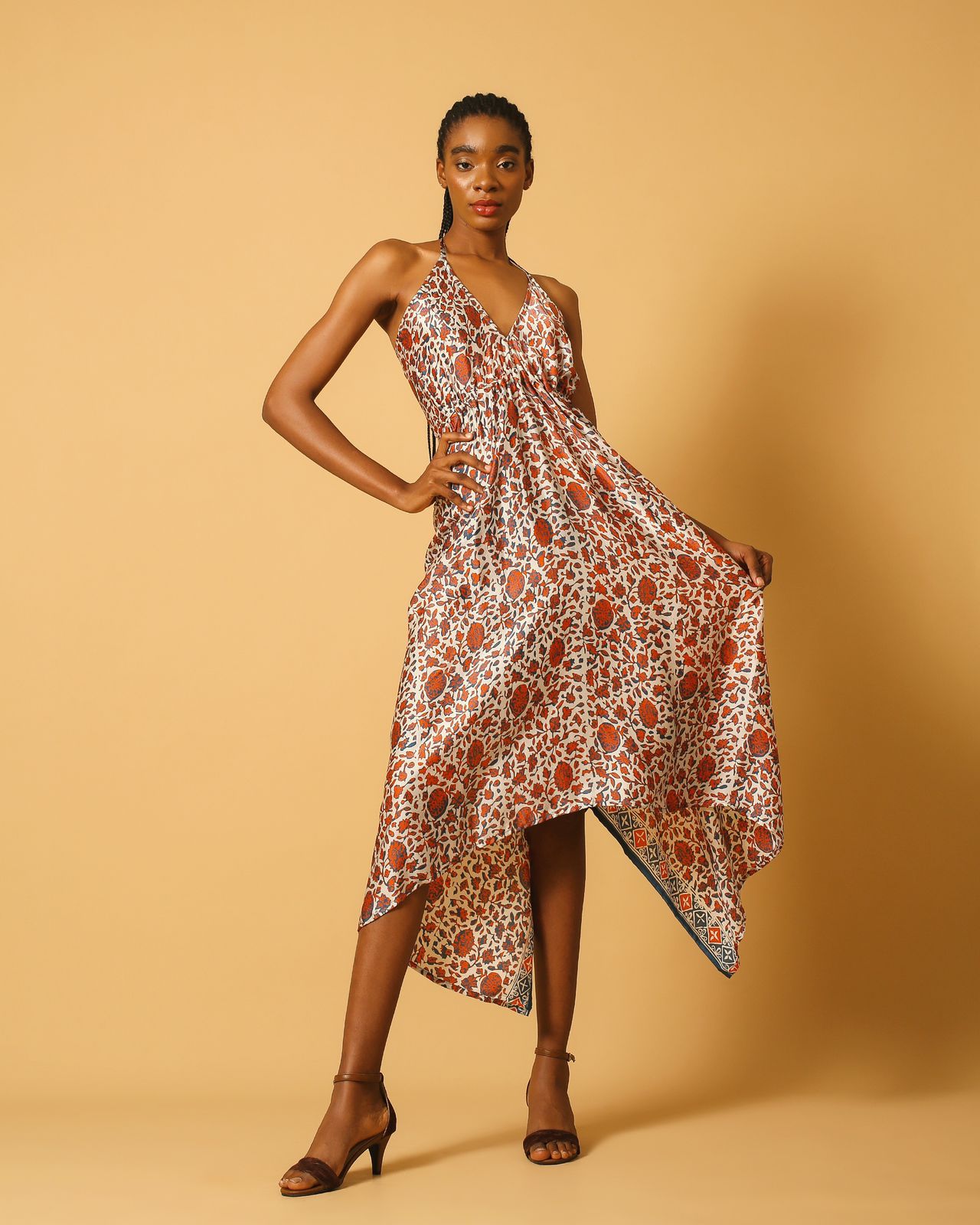 Serenity Heritage Silk Dress