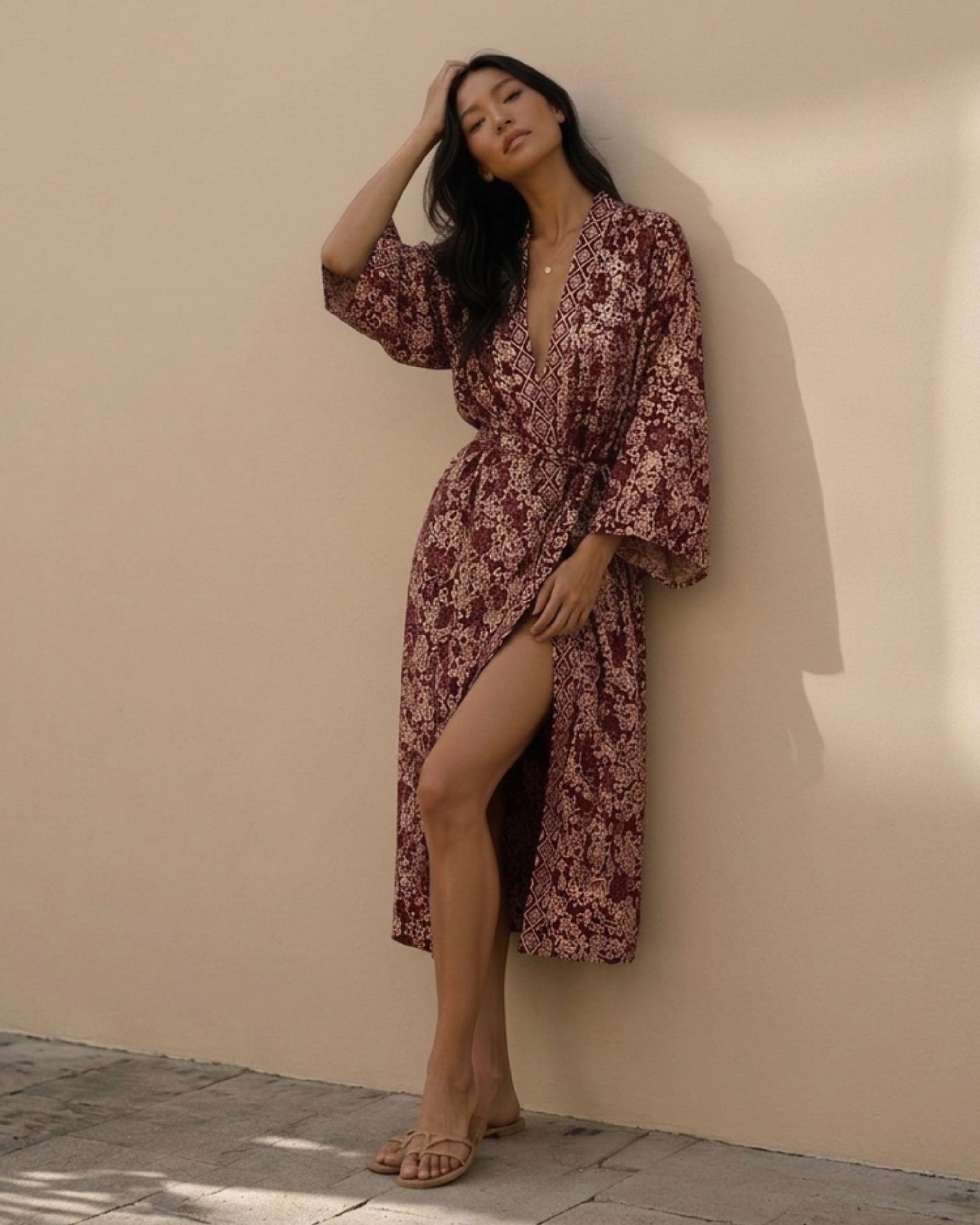 Jayan Heritage Silk Kimono (Midi)
