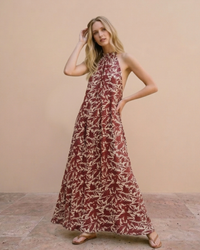 KIRANA SILK LONG DRESS