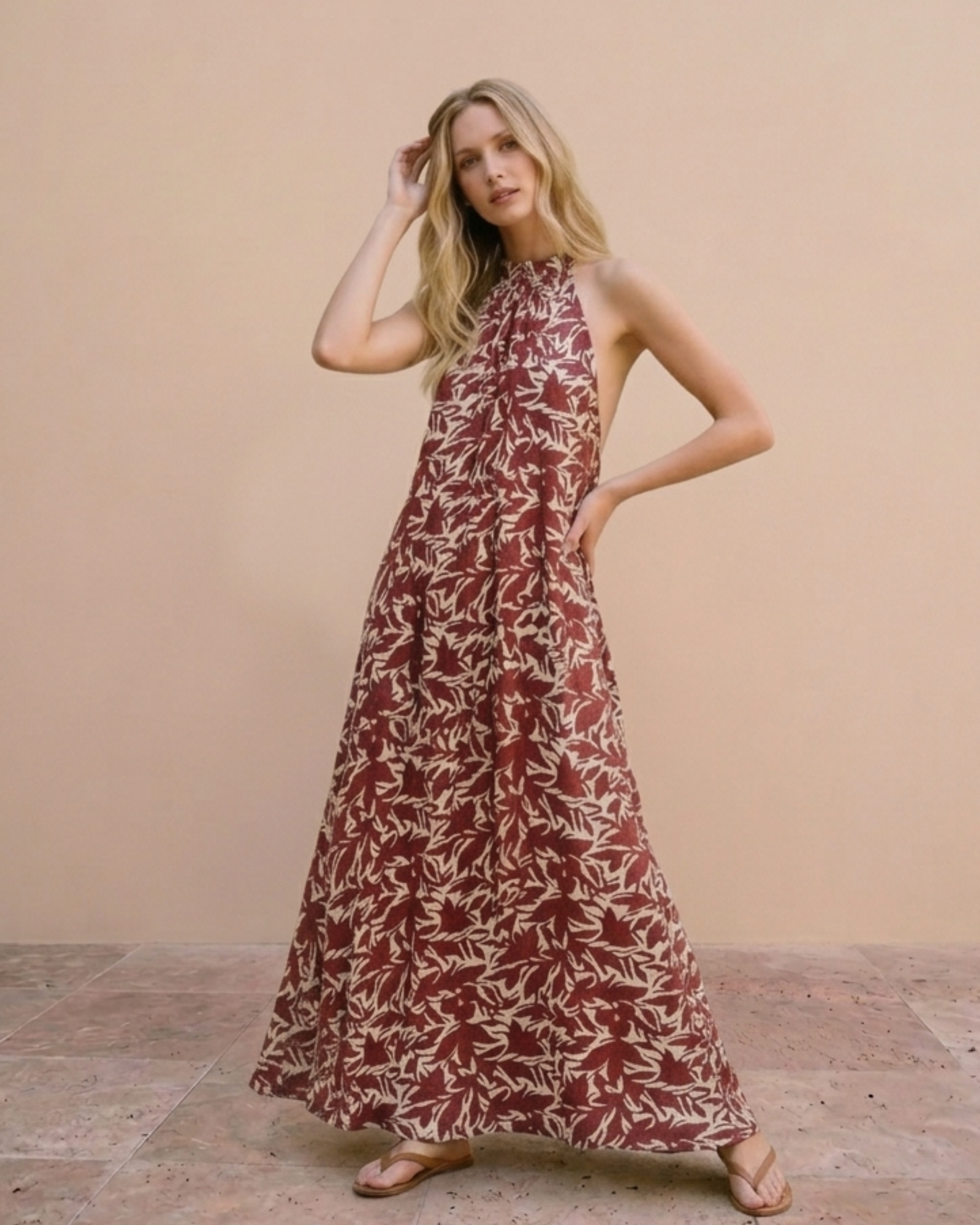 KIRANA SILK LONG DRESS