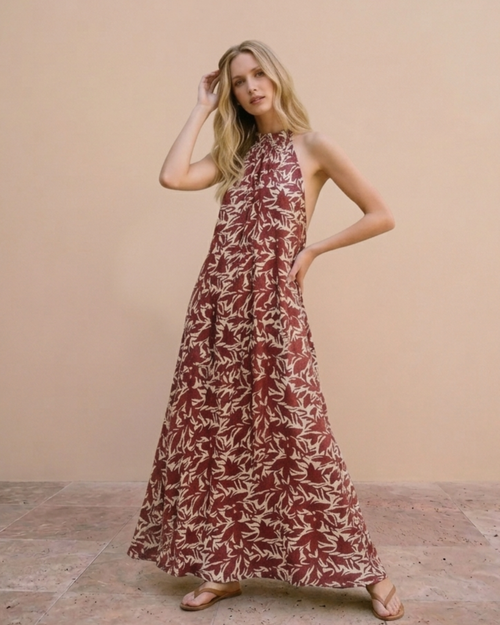 KIRANA SILK LONG DRESS