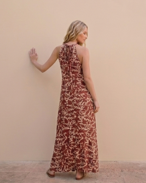 KIRANA SILK LONG DRESS