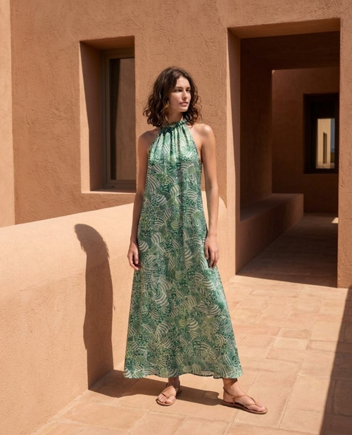 Kirana Silk Long Dress