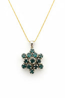 JADE Pendant (Stars | Diamond Details | 18K White Gold) 1cm
