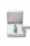 JADE Pendant (18K White Gold) 3cm