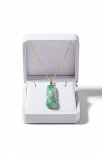 JADE Pendant (18K White Gold) 3cm