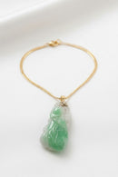 JADE Pendant (18K White Gold) 2,5cm