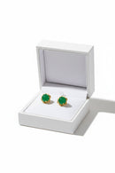JADE Earrings (Plain | 18K Gold) 0,4cm