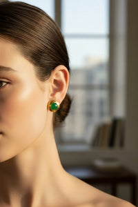 JADE Earring (18K Gold) 0,5cm