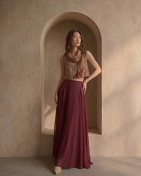 MAGNOLIA SILK TOP