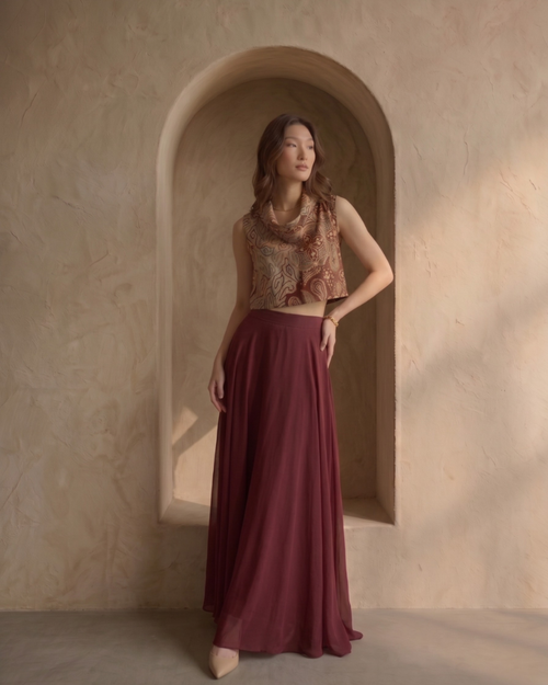 MAGNOLIA SILK TOP