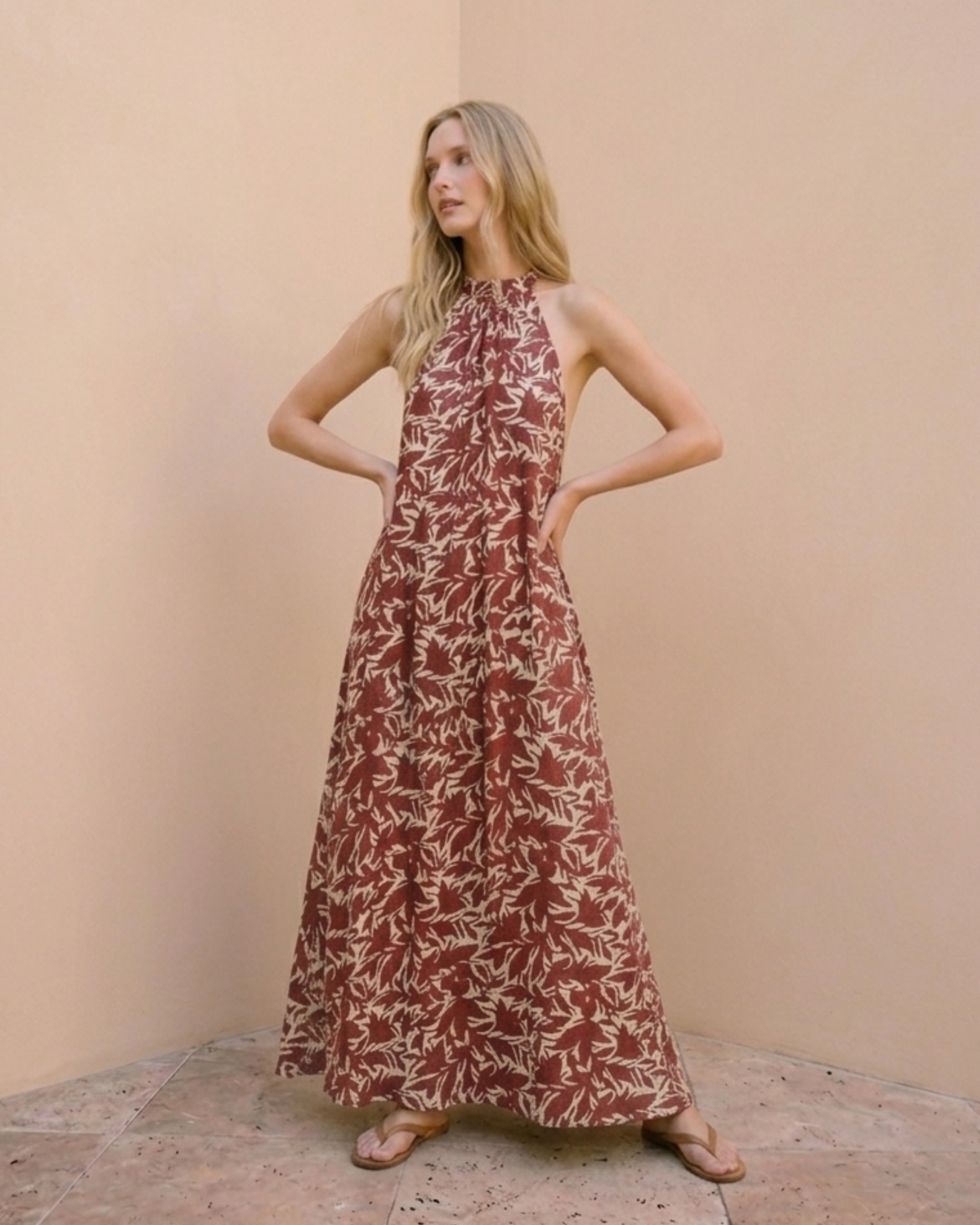 KIRANA SILK LONG DRESS