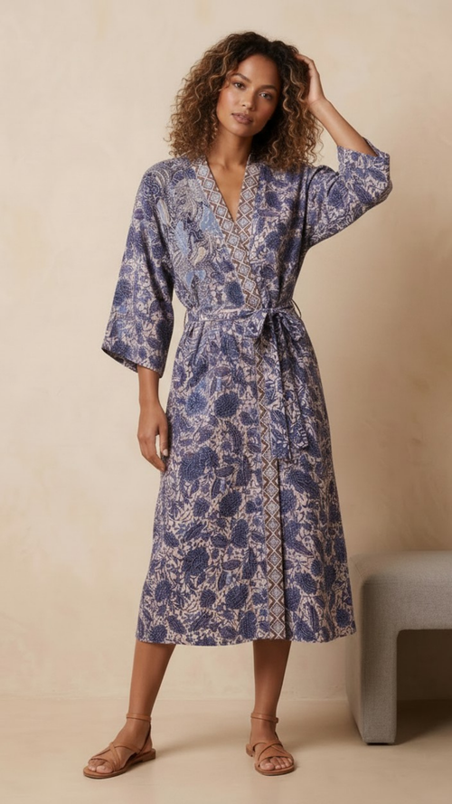 Jayan Heritage Silk Kimono (Midi)