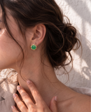 JADE Earrings (Plain | 18K Gold) 0,4cm