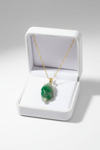 JADE Pendant (Frog | 18K White Gold) 2,5cm