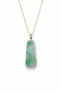 JADE Pendant (18K White Gold) 3cm