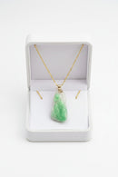 JADE Pendant (18K White Gold) 2,5cm