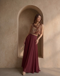 MAGNOLIA SILK TOP