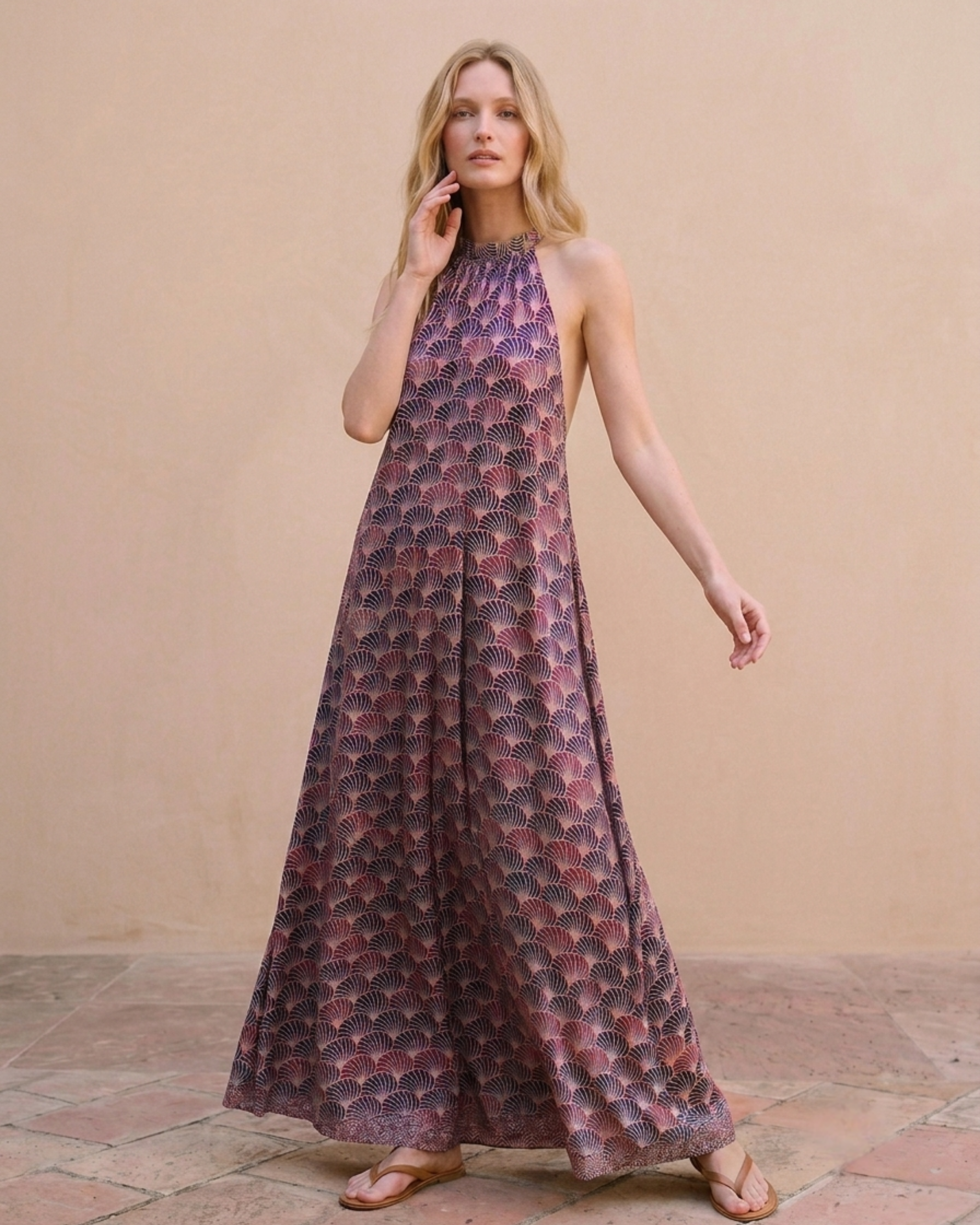 KIRANA SILK LONG DRESS