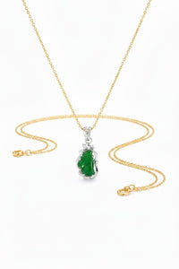 JADE Pendant (Grapes | 18K White Gold) 0,6cm