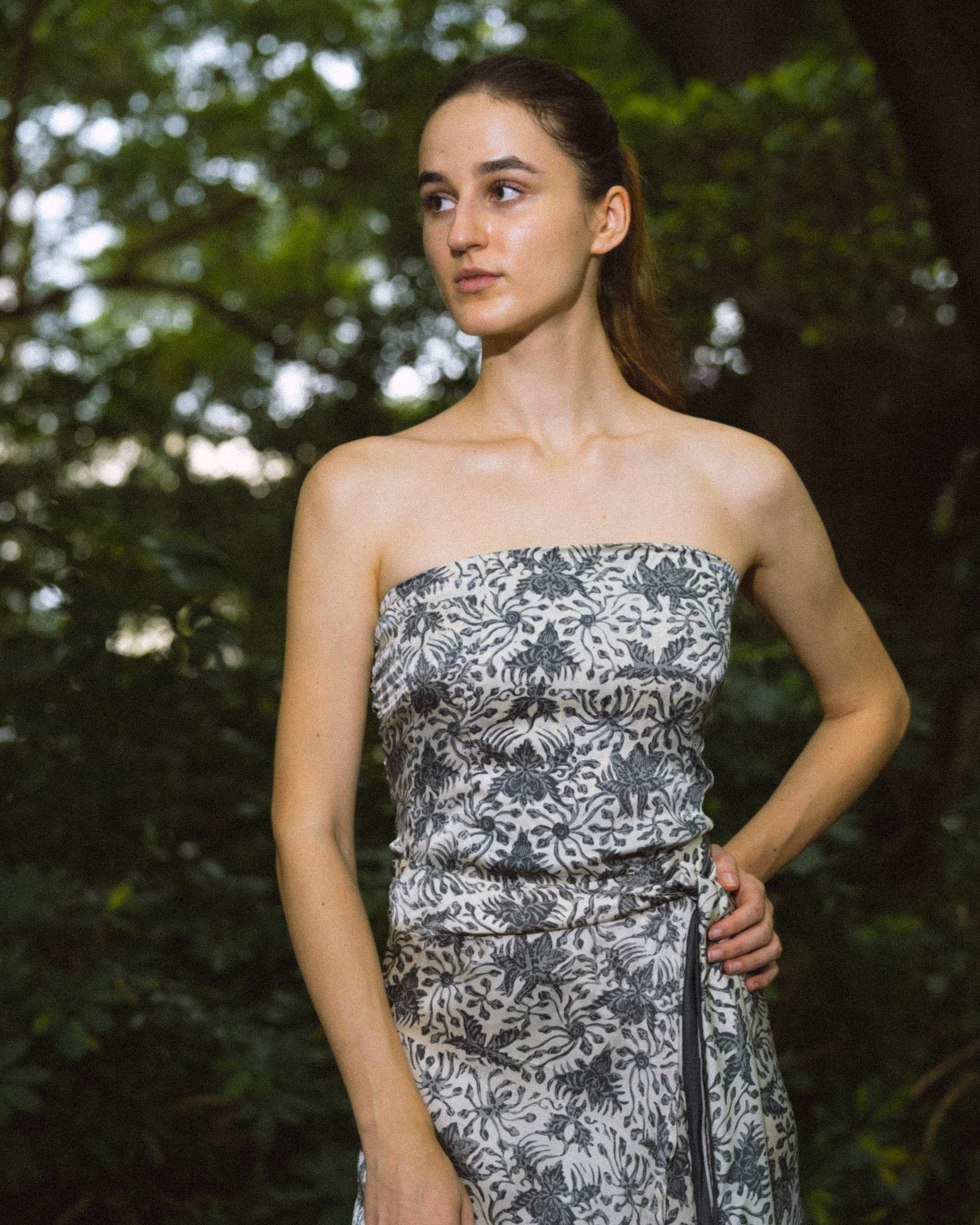 MARIGOLD SILK TOP AND RAHAYU SKIRT