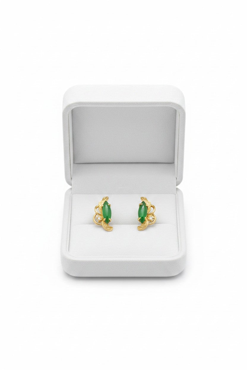 JADE Earring (Cloud | 18K Gold) 0,6cm