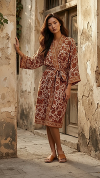 Jayan Heritage Silk Kimono (Midi)