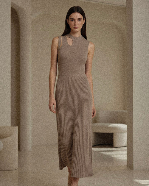 KATARINA CUT OUT KNIT DRESS