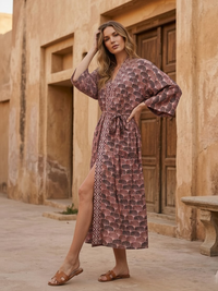 Jayan Heritage Silk Kimono (Midi)