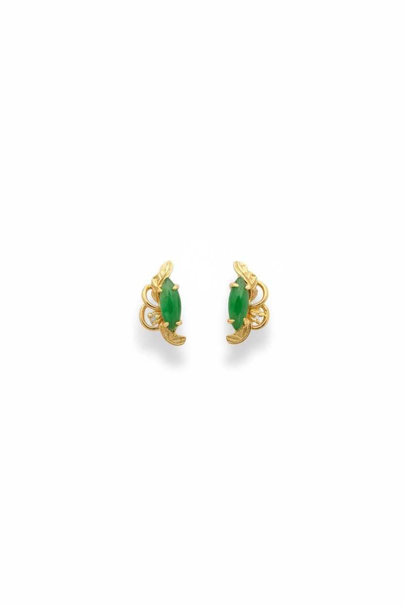 JADE Earring (Cloud | 18K Gold) 0,6cm
