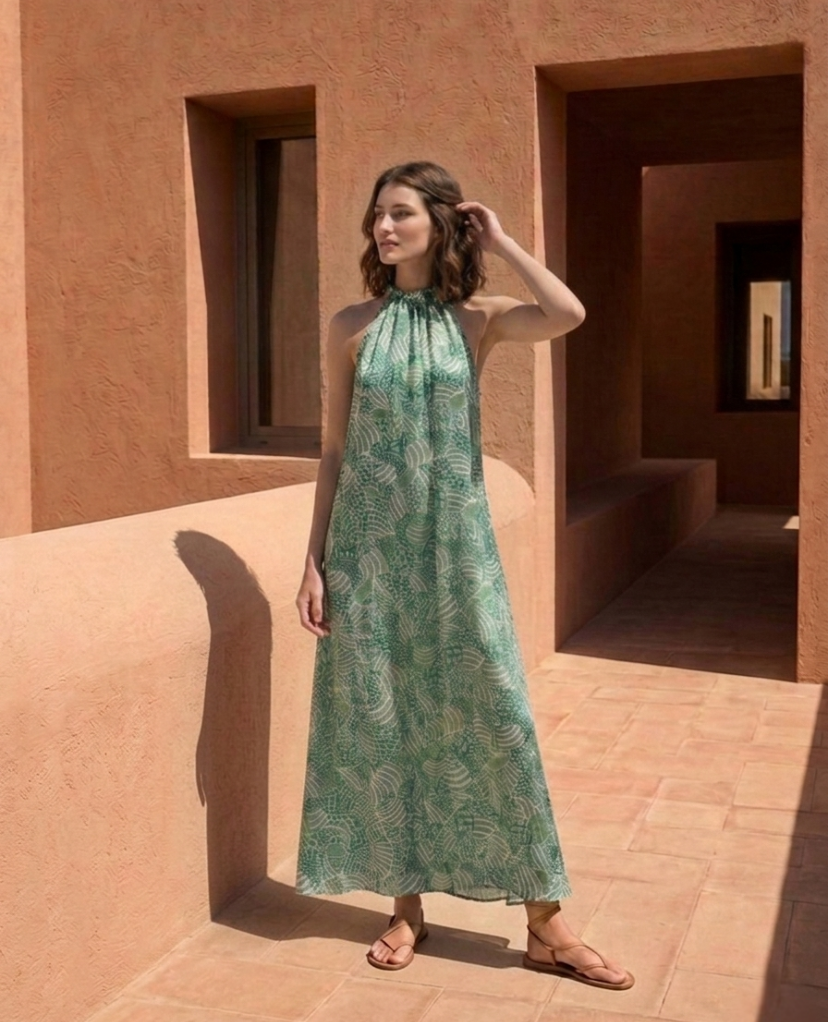 Kirana Silk Long Dress