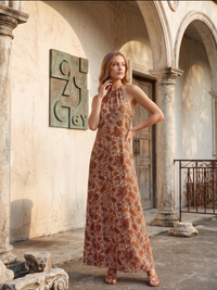 Kirana Silk Long Dress