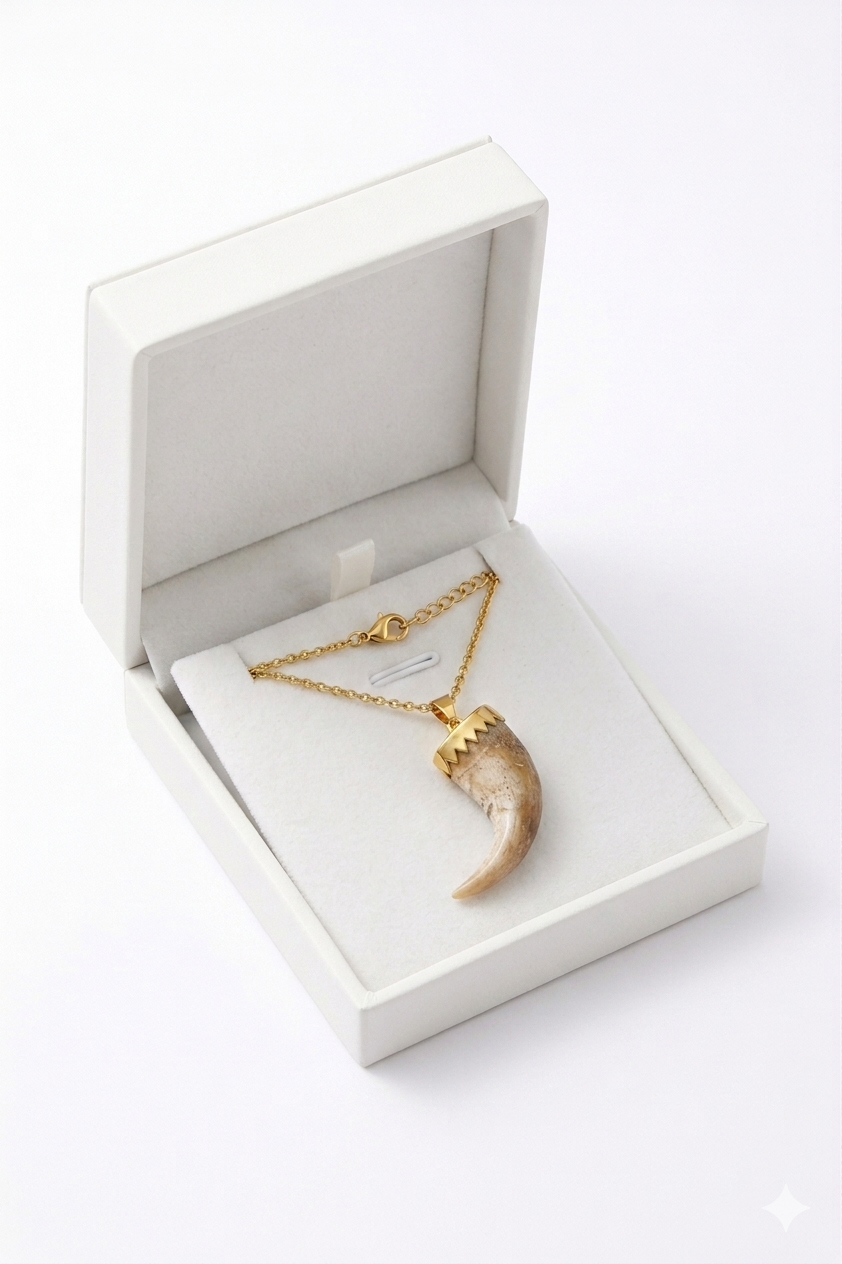 JADE Claw Pendant (18K Gold)