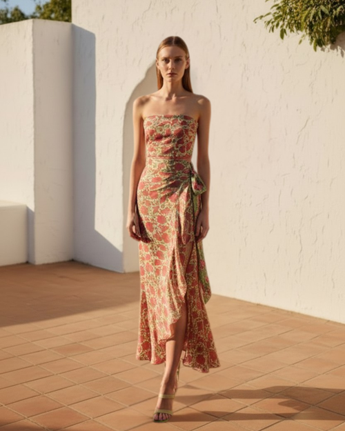 Marigold Top and Rahayu Wrap Skirt