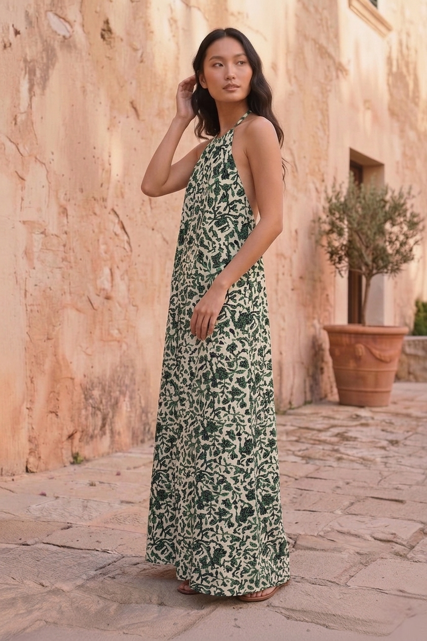 Kirana Silk Long Dress