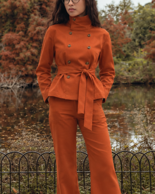 PETUNIA HIGH COLLAR JACKET