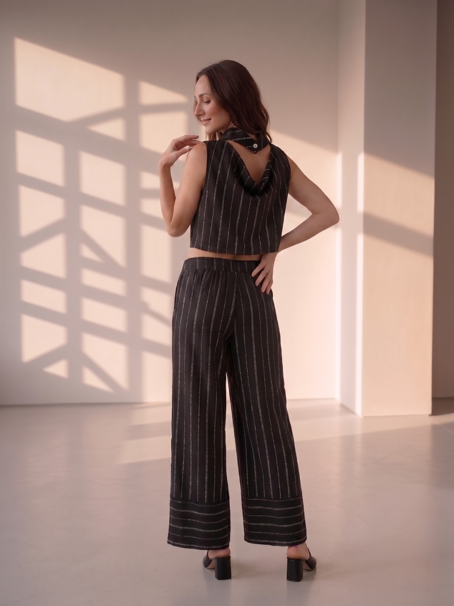 Velvet Midnight Stripes / XS
