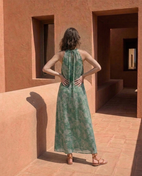 Kirana Silk Long Dress