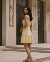 KHLOE SCALLOP KNIT DRESS