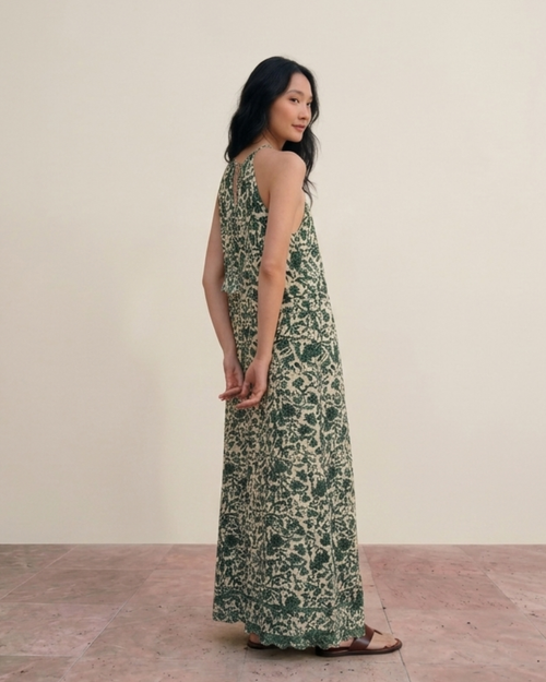 KIRANA SILK LONG DRESS