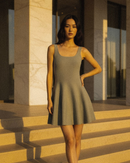 KHLOE SCALLOP KNIT DRESS