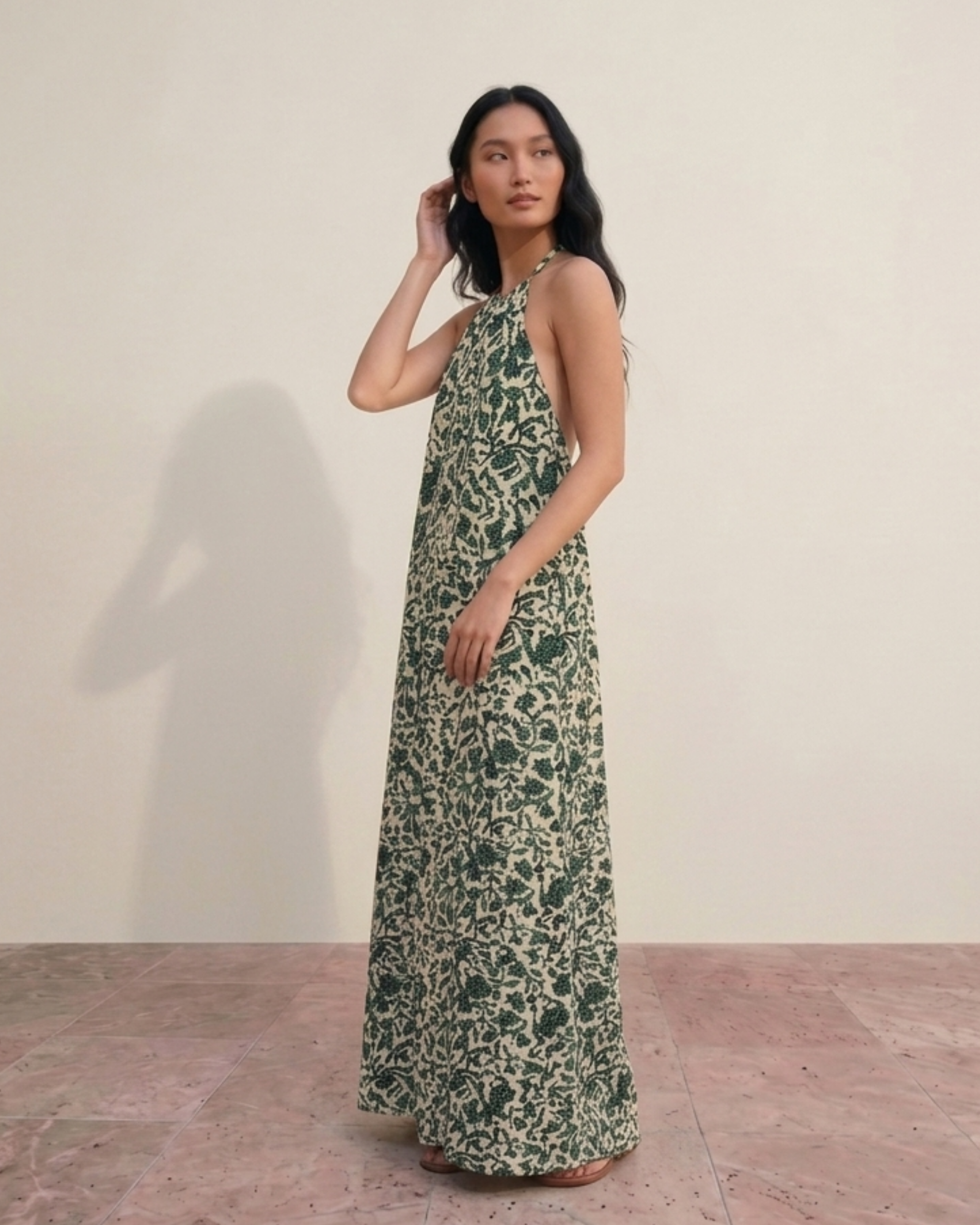 KIRANA SILK LONG DRESS