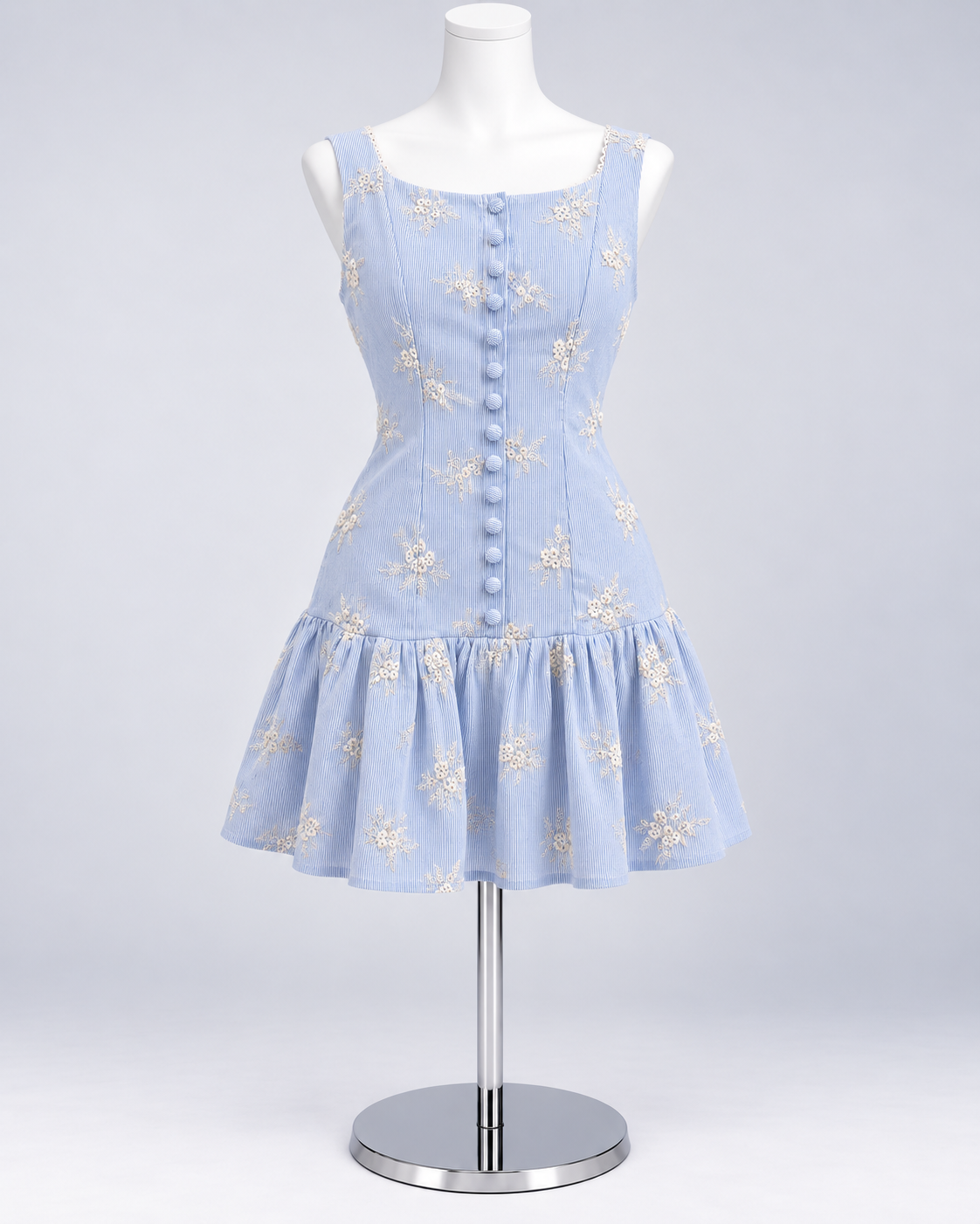 XS / Clear Sky Stripes Floral
