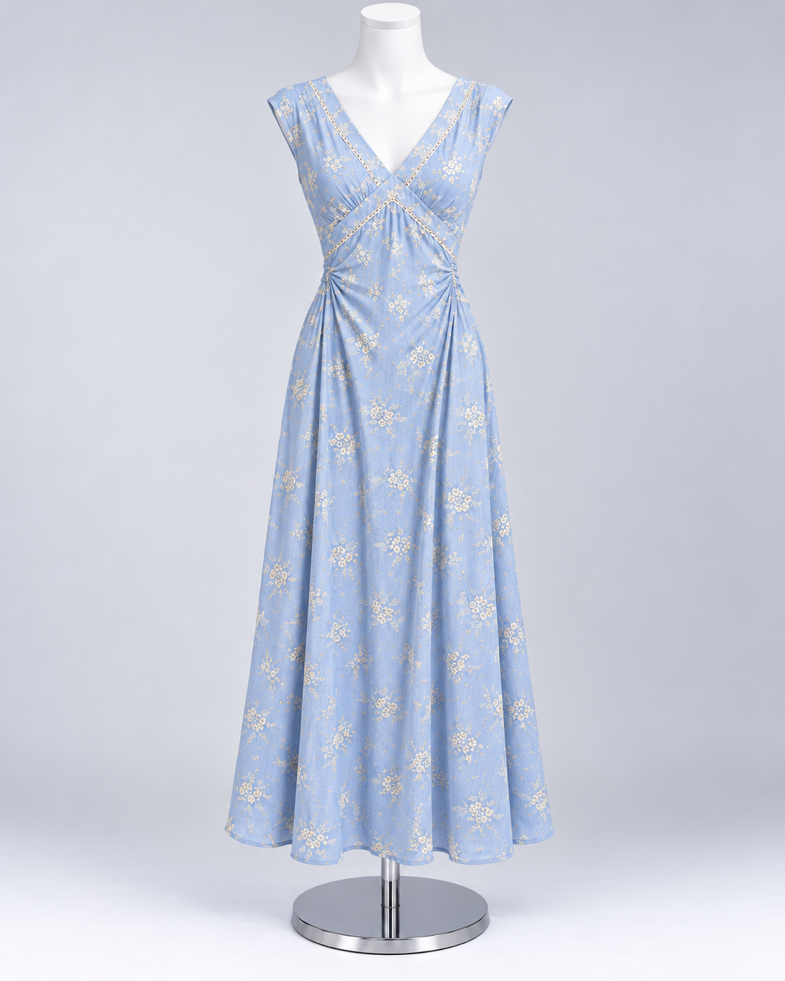 XS / Clear Sky Stripes Floral