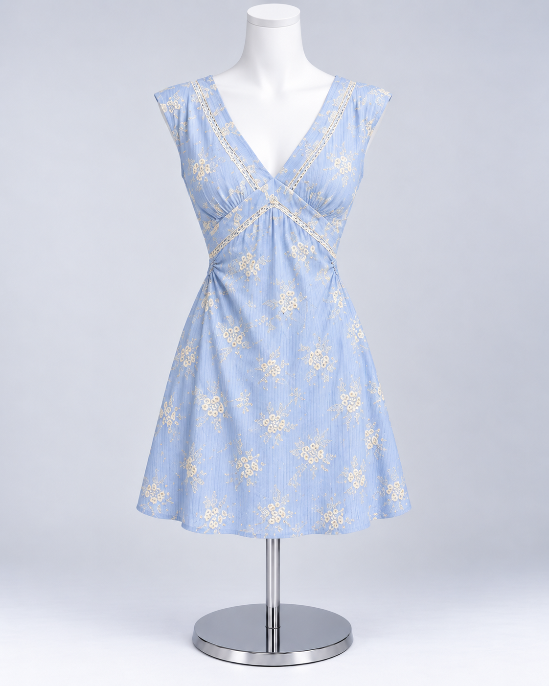 XS / Clear Sky Stripes Floral