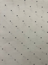 SCARVES (Eco Linen) - Polkadot BW